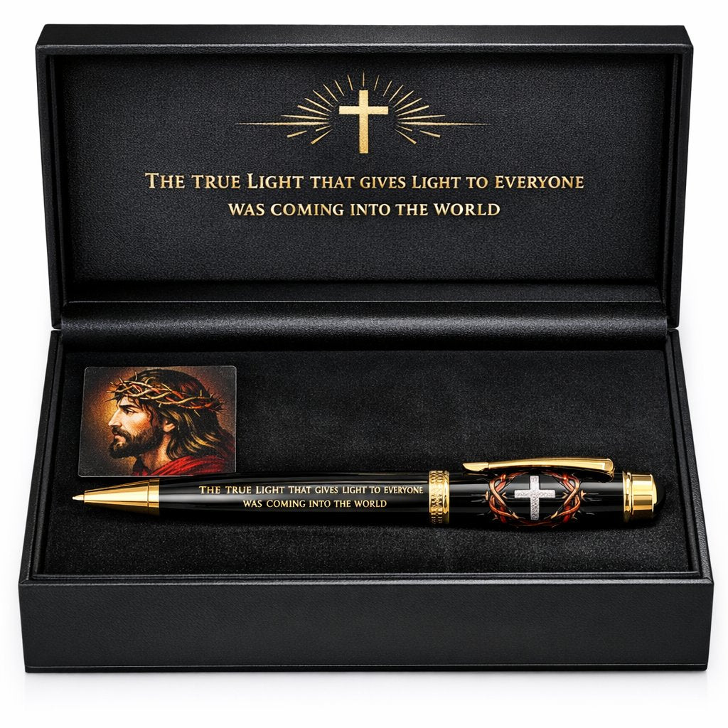 ⏰Last 4 hours Sale: Save 50%-✝️Bible Jesus Pen-🕊️Hold Your Faith In Your Hands