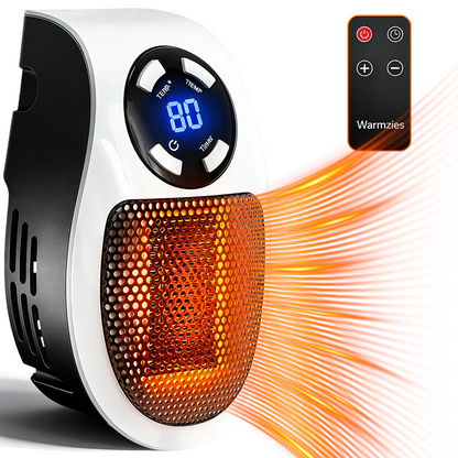 🔥 60% OFF Today – Wall Outlet Space Heater with LED Display