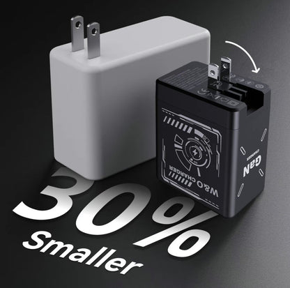 🏆Flash Sale⚡ 50K+ SOLD! Almost Gone-💥🔥W&O 2-in-1 GaN 20W Fast Charger,Best Gifts