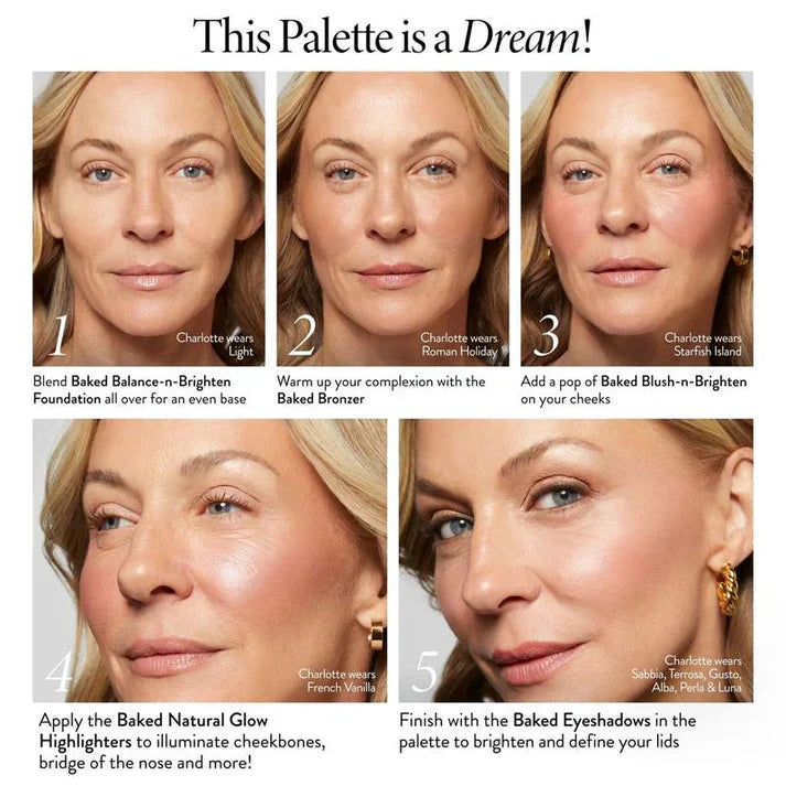 Baked makeup, but make it art—velvety glow with a full-on aesthetic vibe.