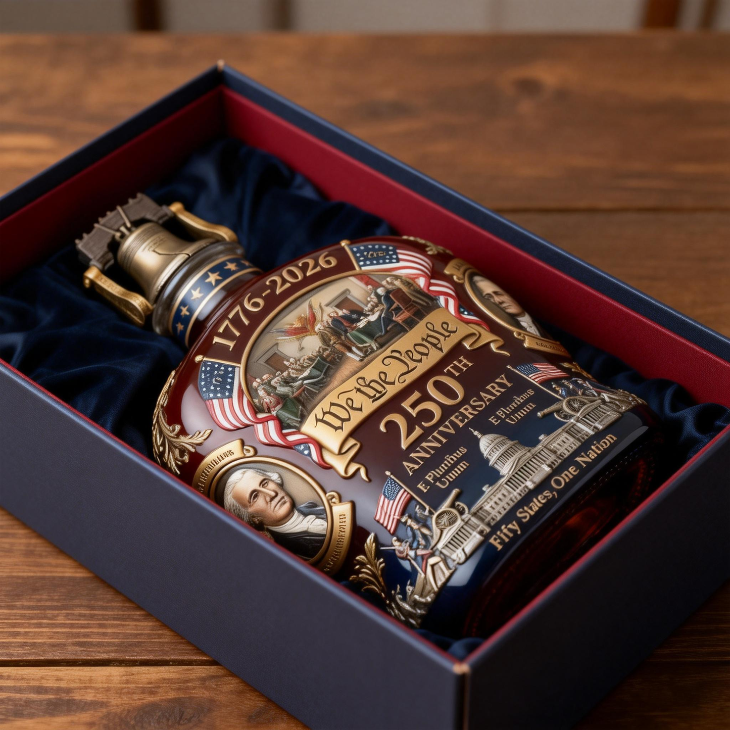 🚨 Last Day! 60% OFF — U.S. 250th Anniversary Whiskey Bottle 🥃🇺🇸