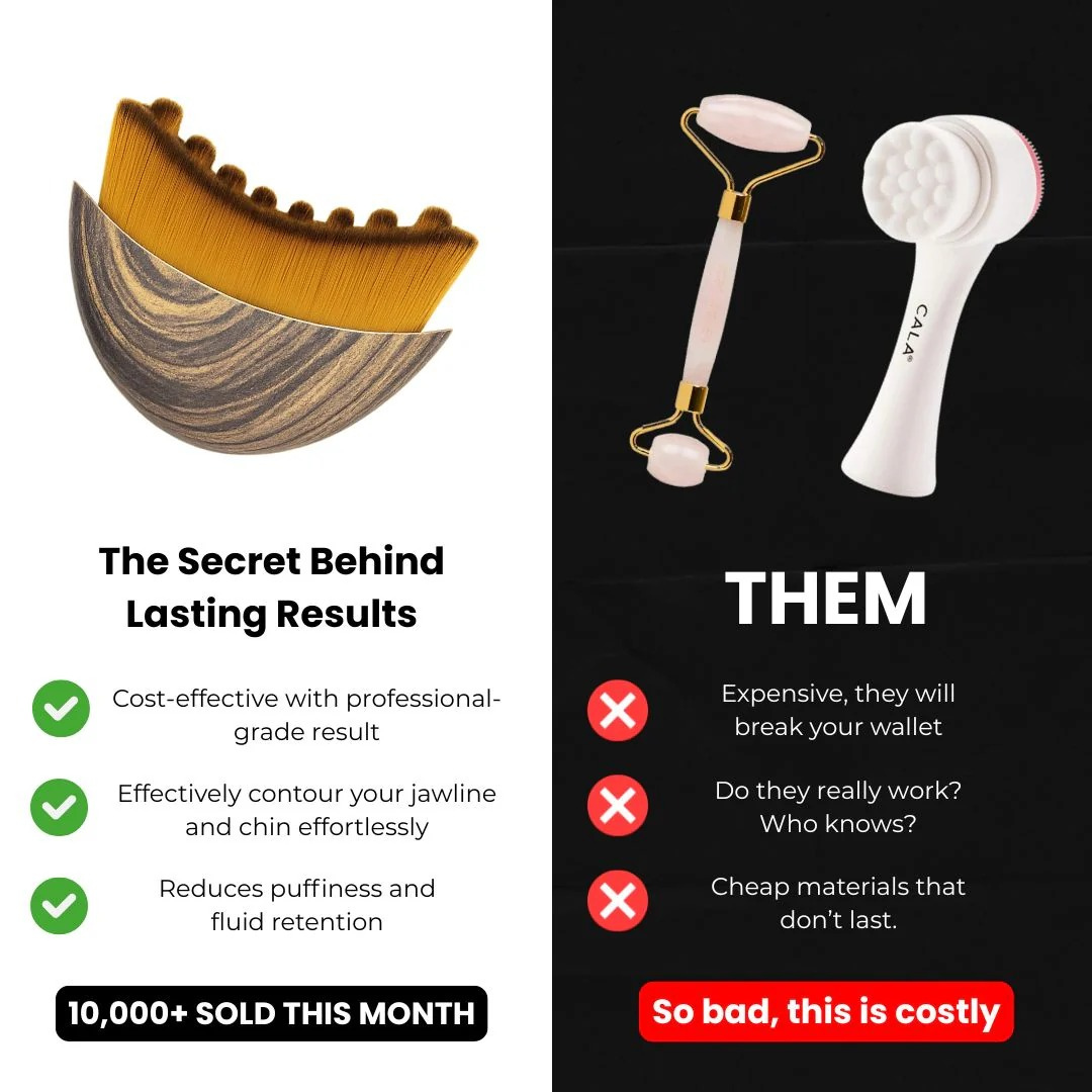 Lymphatic Face Brush — Instantly Reduce Puffiness & Sculpt Your Jawline